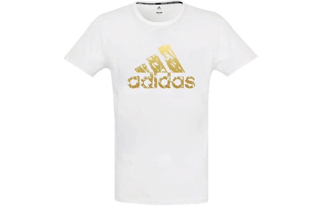 

Футболка мужская золотая этикетка на белом фоне Adidas, цвет Gold label on white background