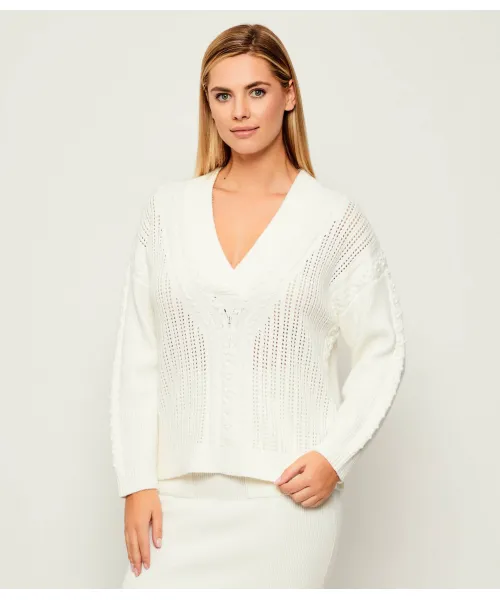 

Эцуко свитер Relaxed fit Guess Jeans, белый