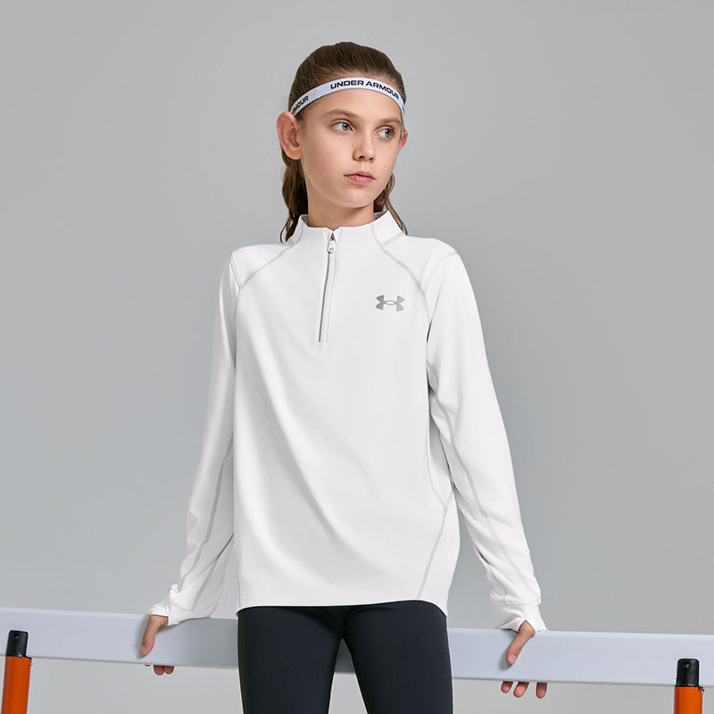 Футболка для тренировок подростковая Under Armour, белый — фото 4