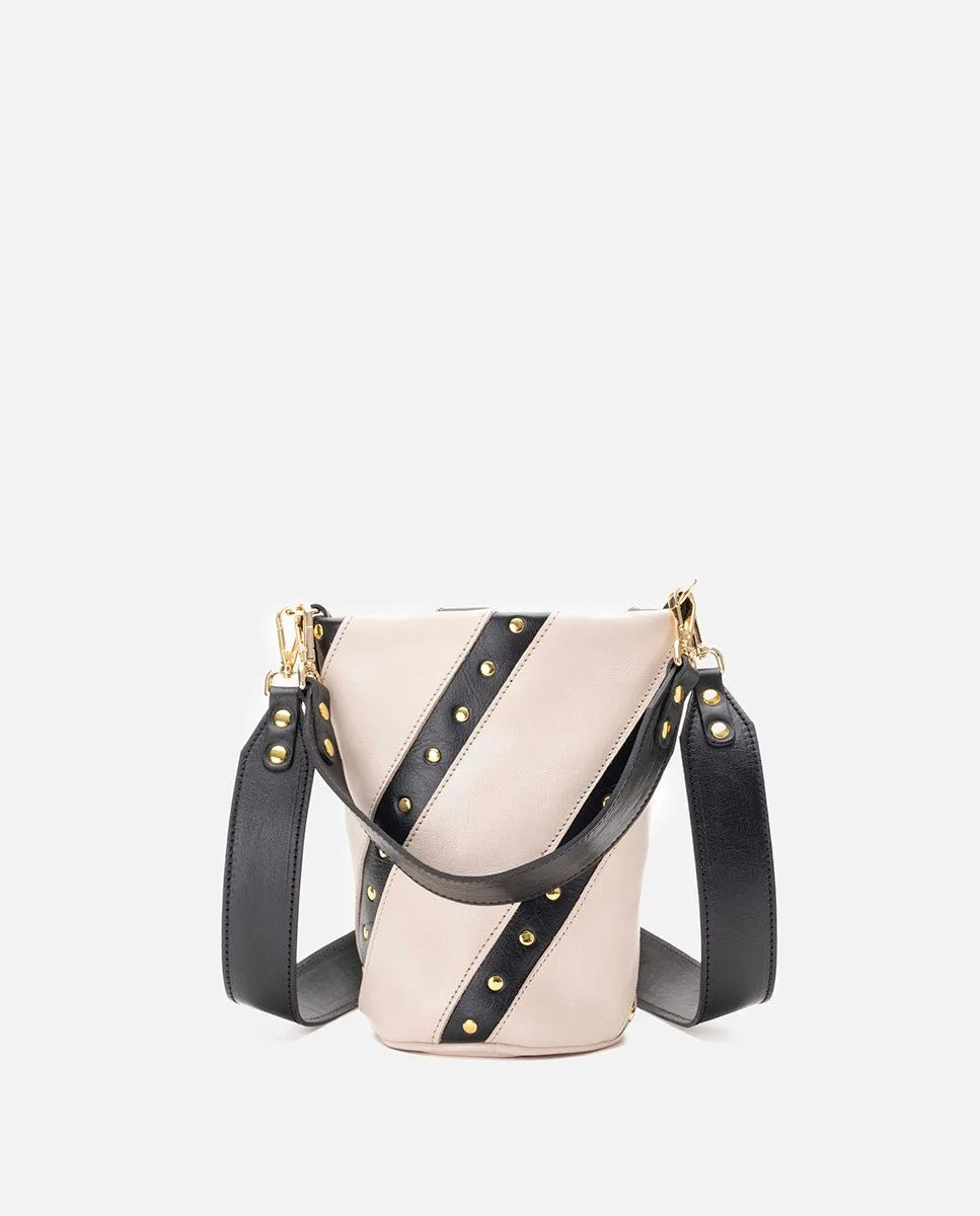 

Маленькая кожаная сумочка Candy twisted с магнитной застёжкой Mercules, пастельно-розовый