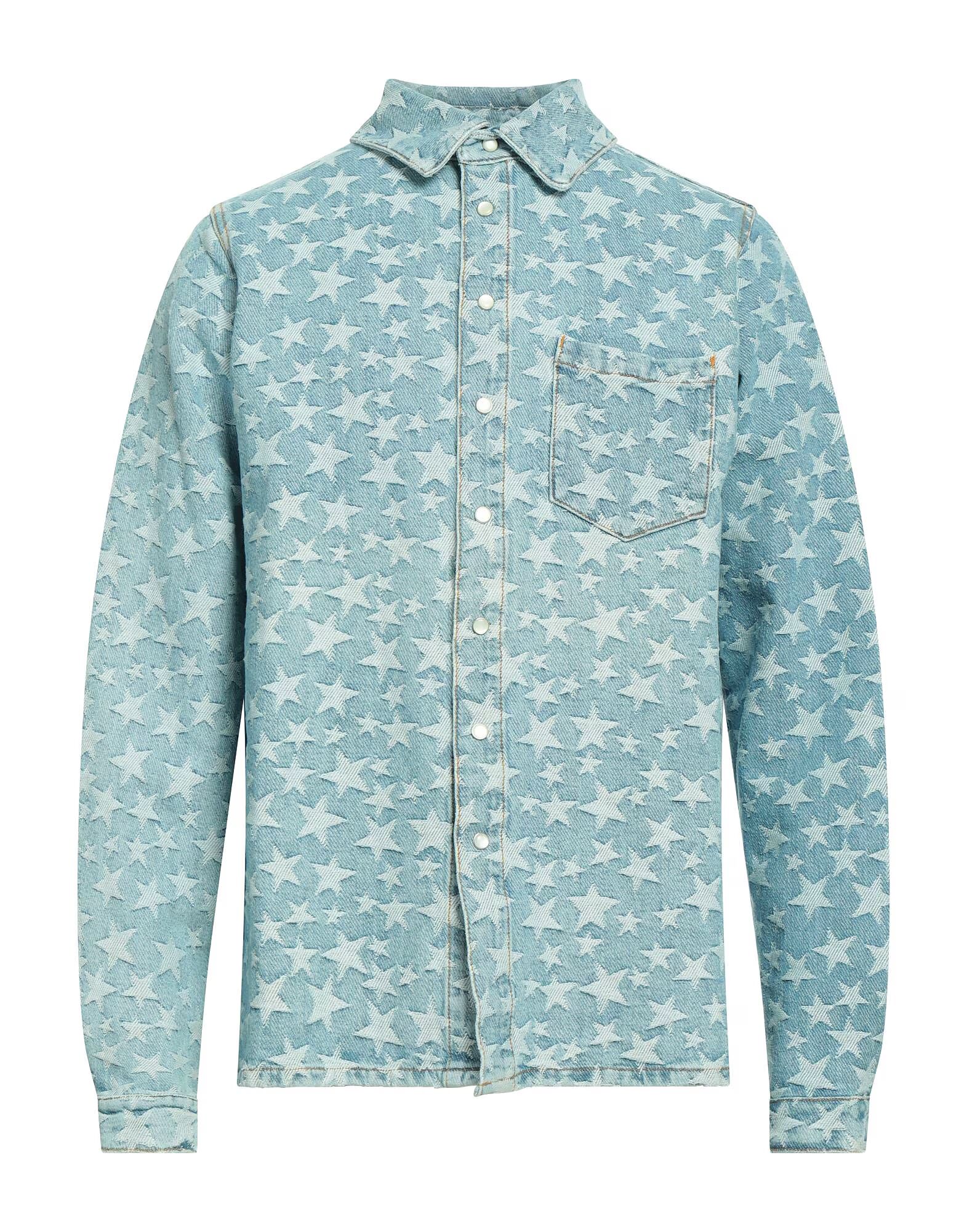 

Джинсовая рубашка Erl, синий