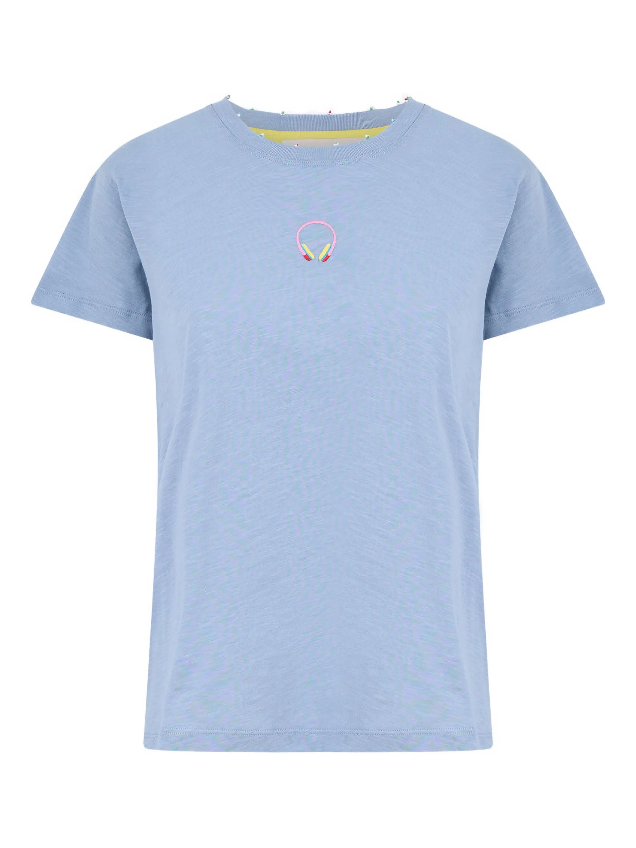 

Футболка с вышивкой Mira Mikati, синий