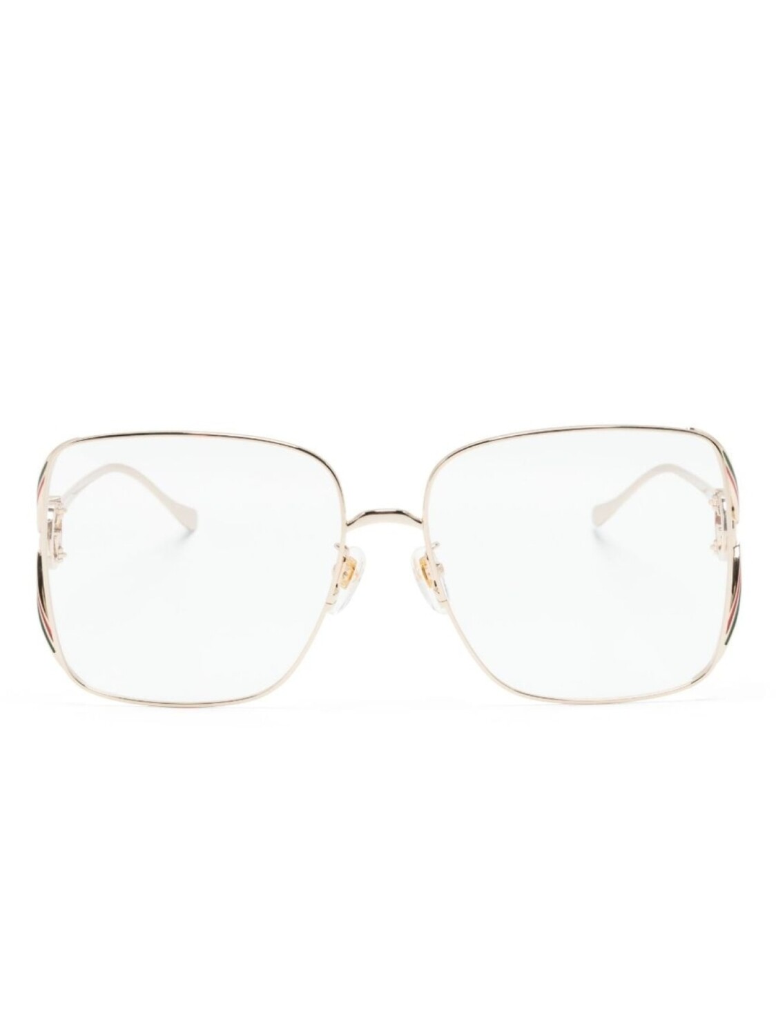 

Gucci Eyewear очки в квадратной оправе, золотистый