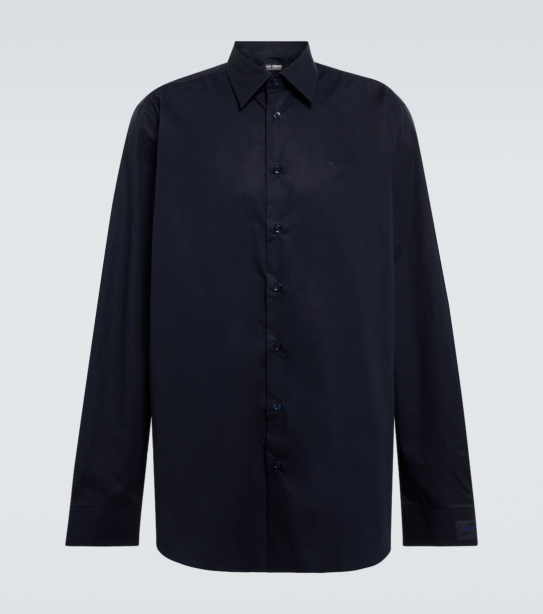 

Хлопковая рубашка Raf Simons, Dark Navy