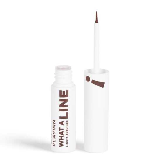 Жидкая подводка для глаз What A Line!, 3,5 мл Inglot Playinn Trusty Brown 24 — фото 2