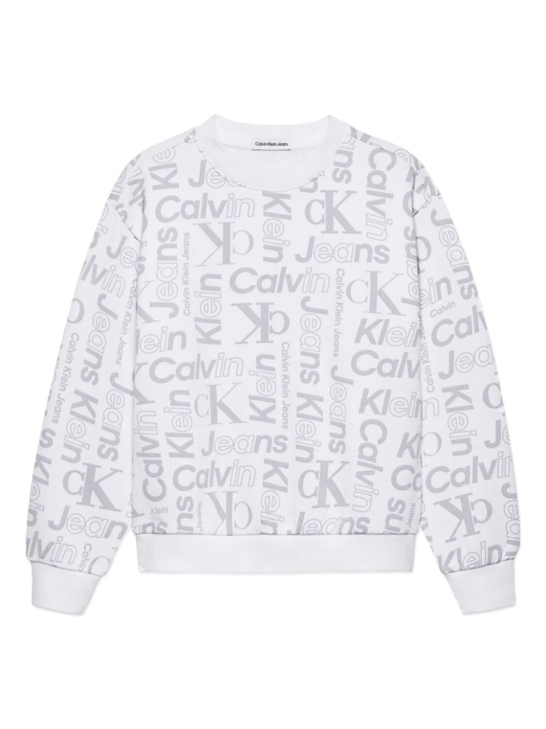 

Хлопковая толстовка Calvin Klein Kids, белый