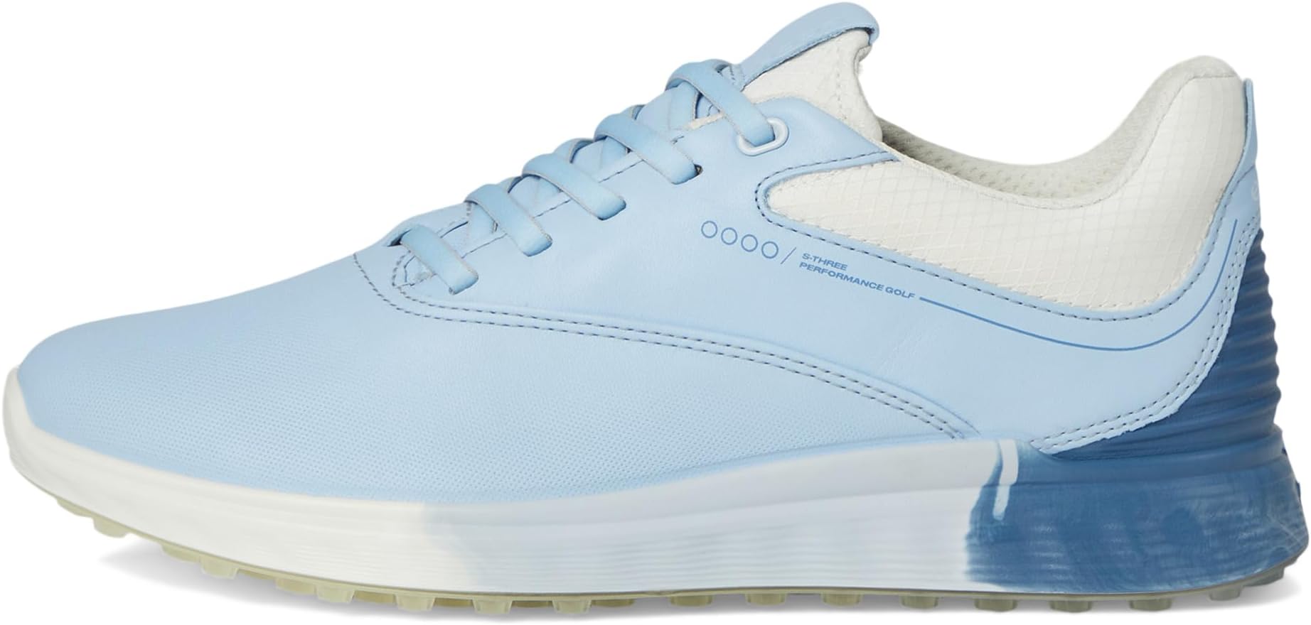 Кроссовки ECCO Golf S-Three GORE-TEX Waterproof, цвет Bluebell/Retro Blue — фото 4