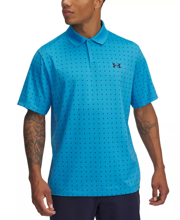 

Мужская поло Matchplay с принтом логотипа Under Armour, синий