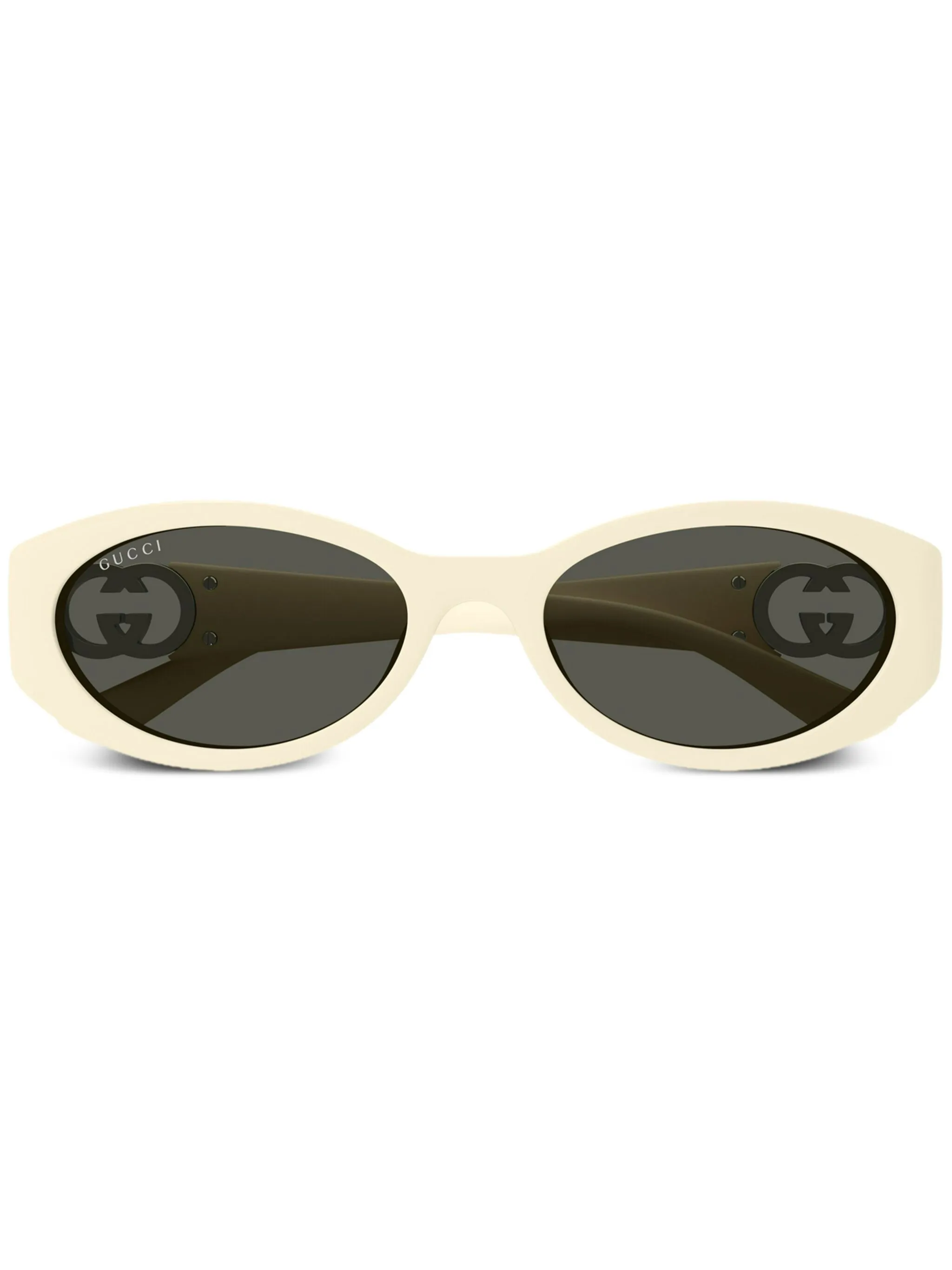 

Солнцезащитные очки с логотипом Interlocking G Gucci Eyewear, белый