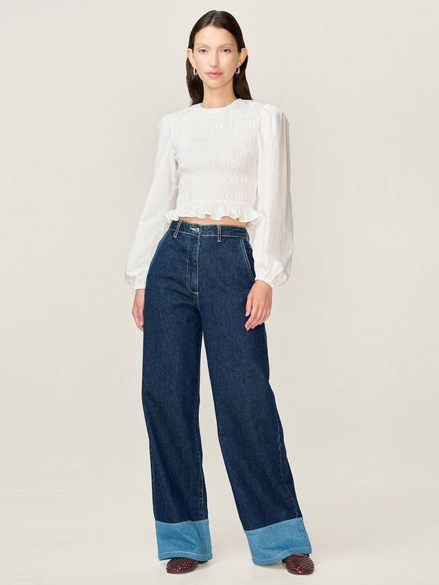 

Текстурный топ Kalloppe OMNES, White