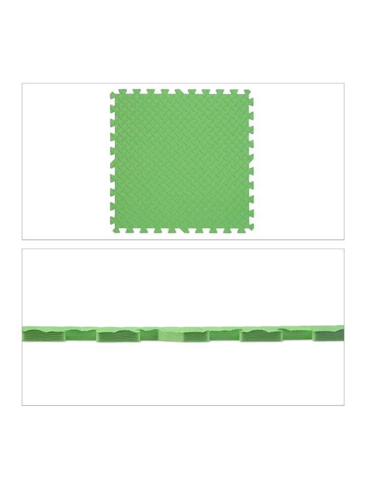 

Relaxdays Защитный коврик для пола 40 шт., зеленый