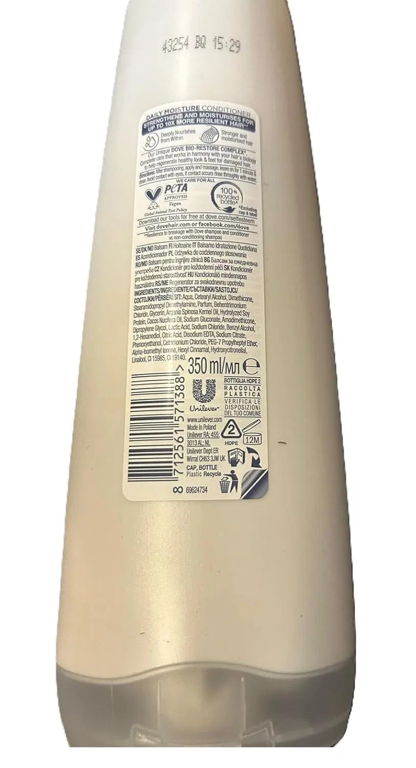 Увлажняющий кондиционер для волос «Ultra Care Daily Moisture» от Dove, 6 x 350 мл Dove