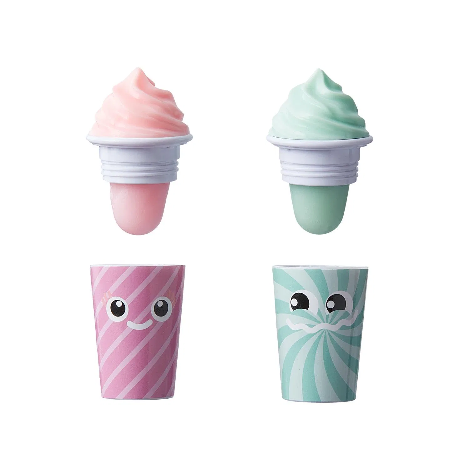 Детский бальзам для губ Tinc Duo Milkshake со вкусом клубники и зеленого яблока, 2 шт. Tinc, Milkshake — фото 2