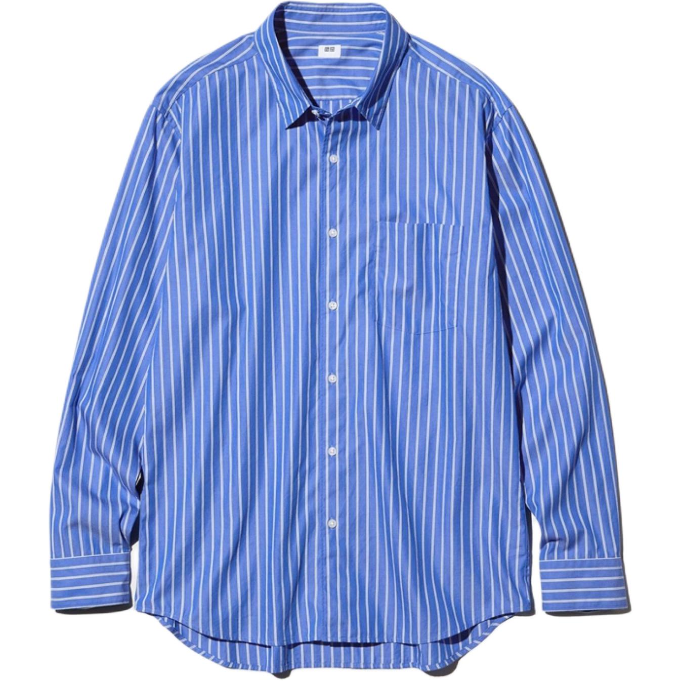 

Uniqlo Рубашки унисекс, синий, умеренного цвета