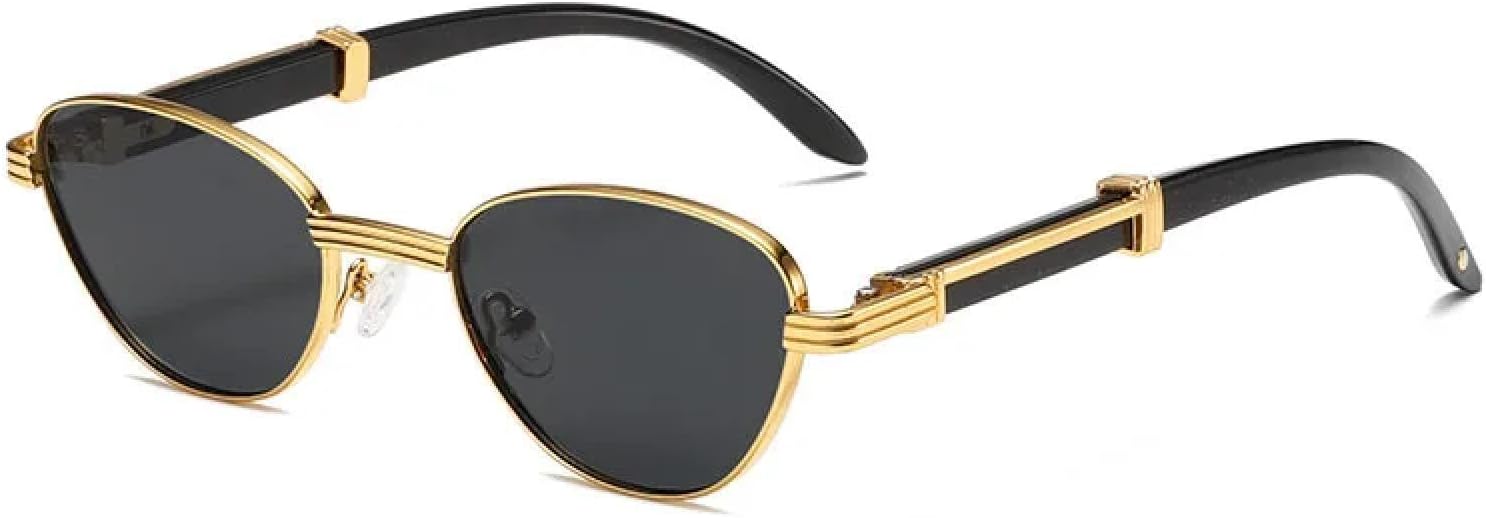 

Солнцезащитные очки с защитой от УФ-излучения UV400 | для женщин и мужчин | Линзы конфетных цветов для занятий спортом на открытом воздухе и вождения DSVIGF, Gold Grey