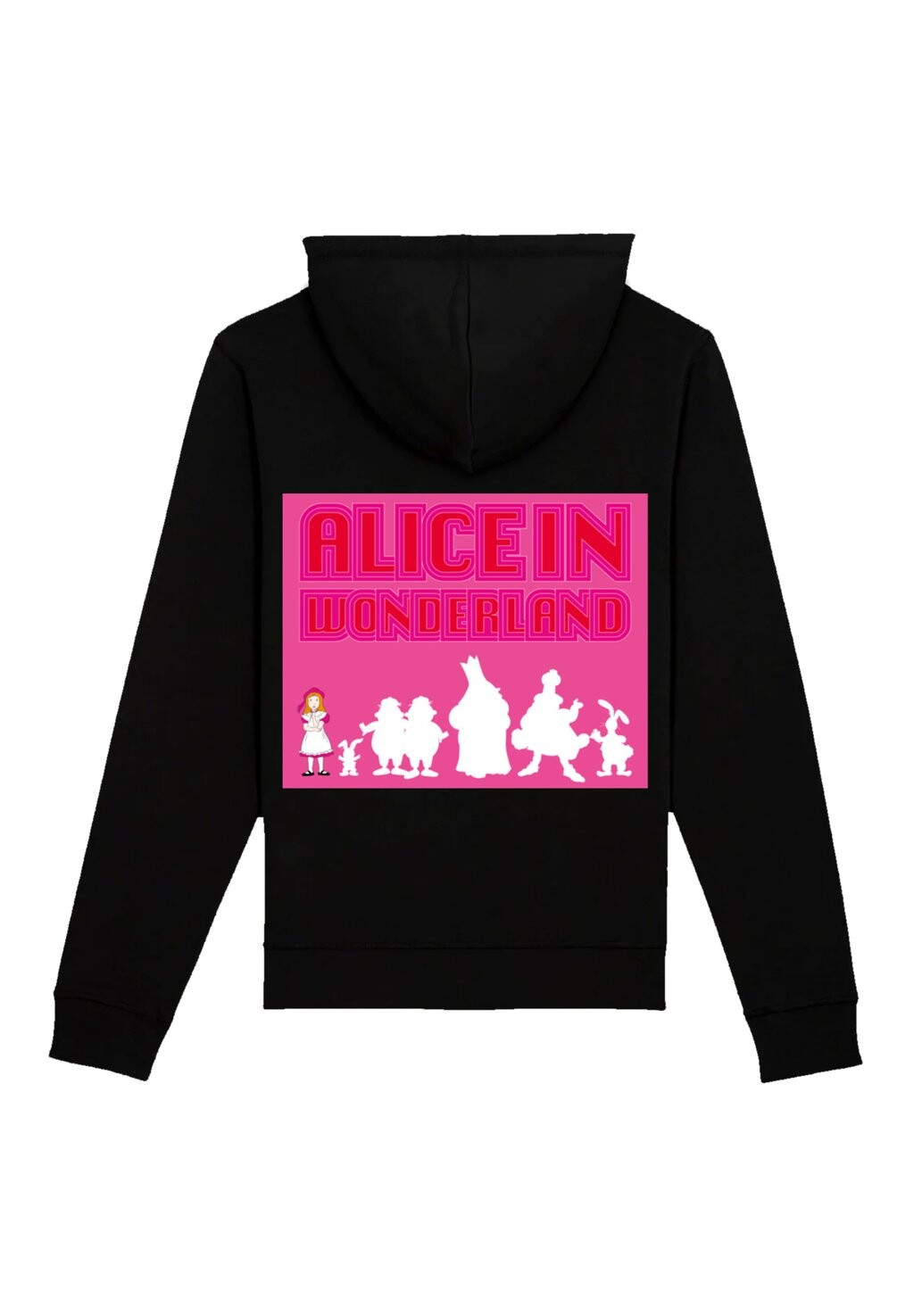 

Толстовка с капюшоном ALICE IM WUNDERLAND HUT LOGO F4NT4STIC, черный