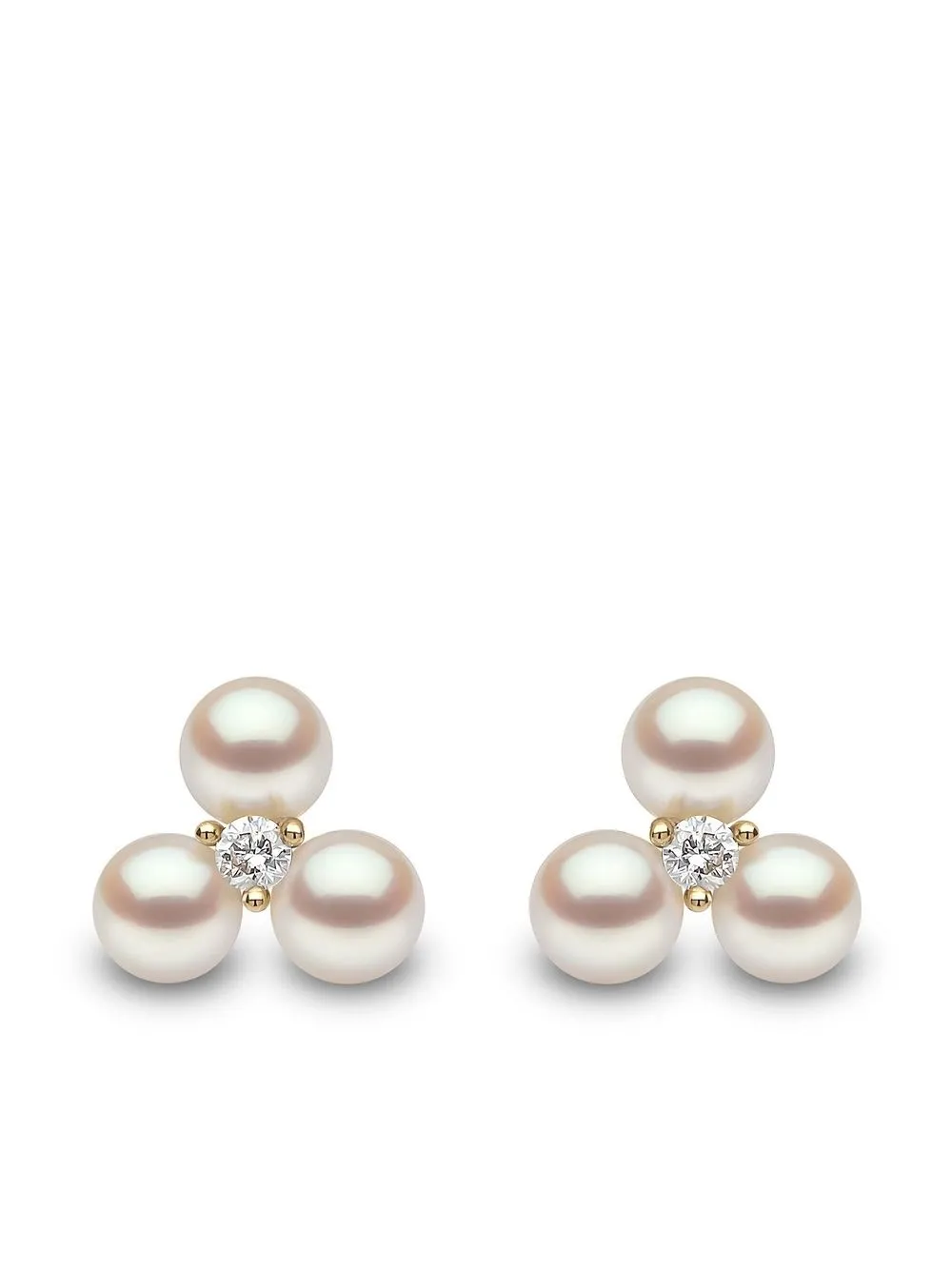 

Серьги-гвоздики Trend из желтого золота Yoko London, золотой