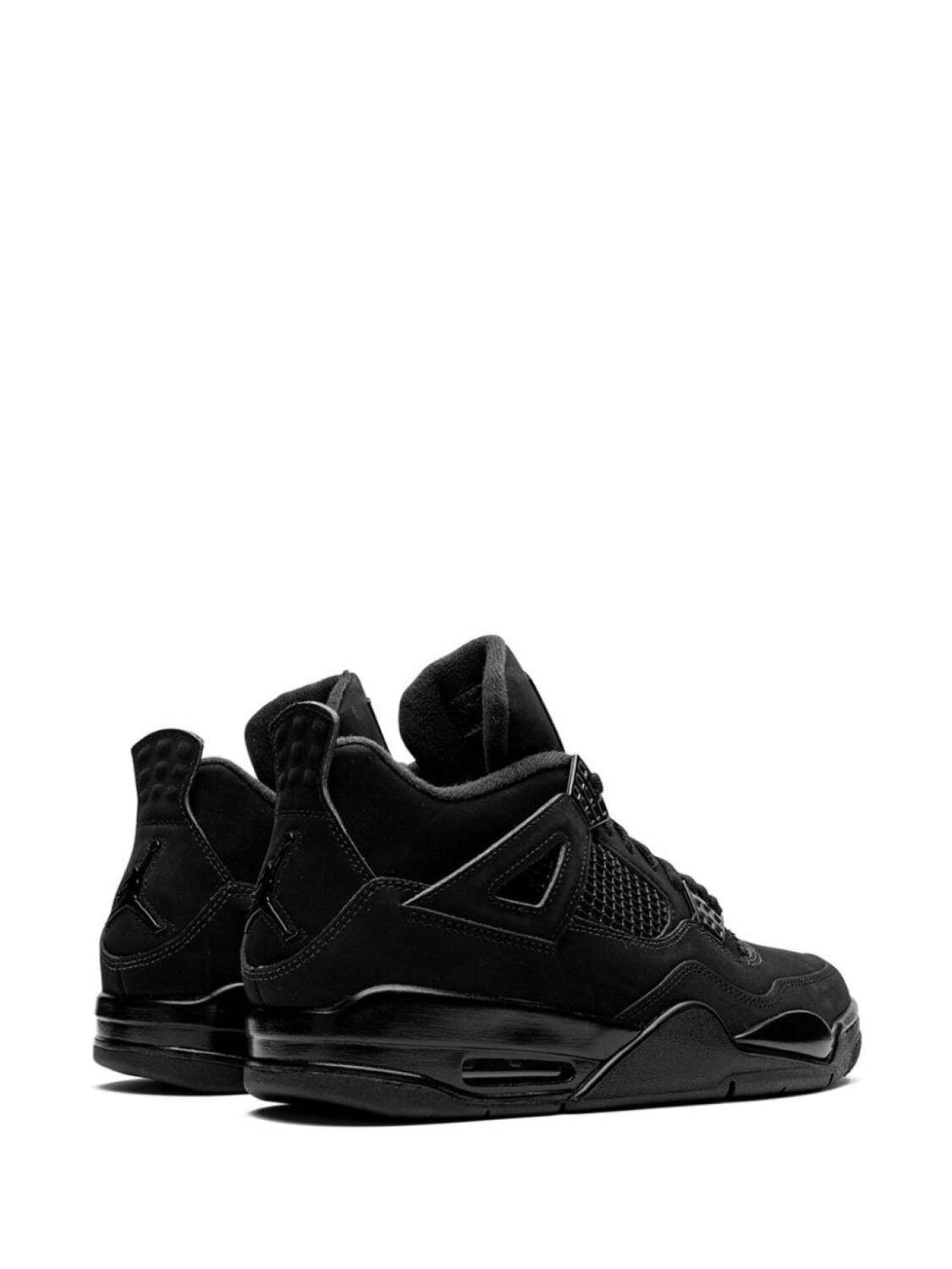 Кроссовки Air 4 Retro Black Cat 2020 Jordan, черный — фото 3