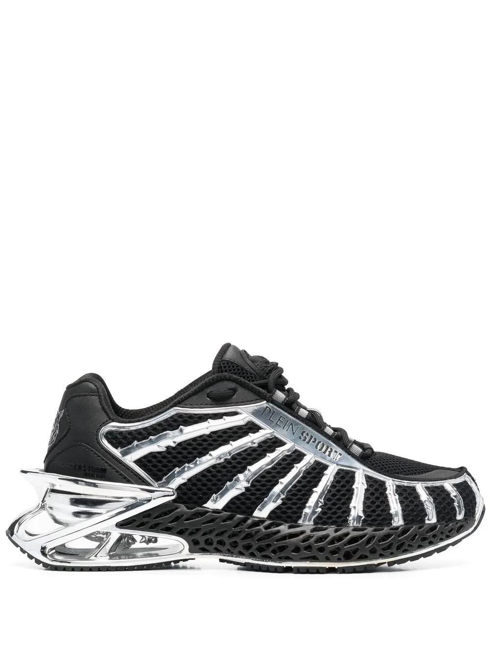 

Кроссовки Thunderstorm со вставками Plein Sport, черный