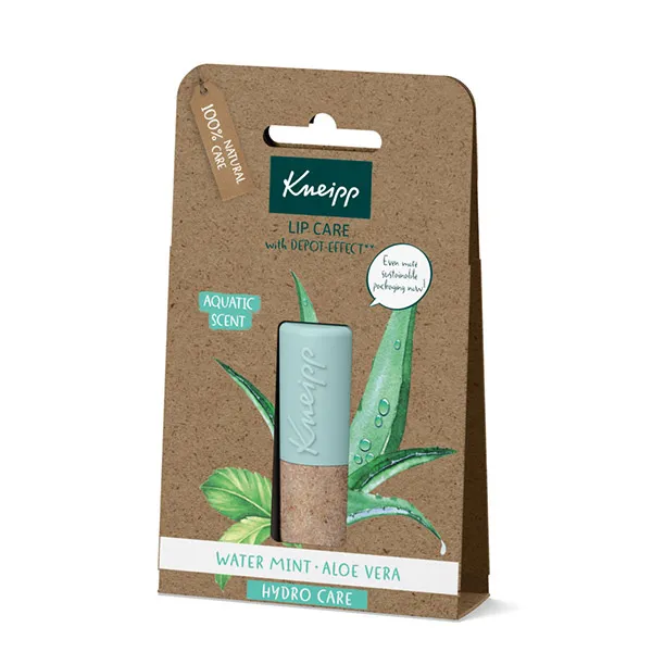 100% натуральный уход с освежающим ароматом Bálsamo Labial Hydro Care Kneipp — фото 2