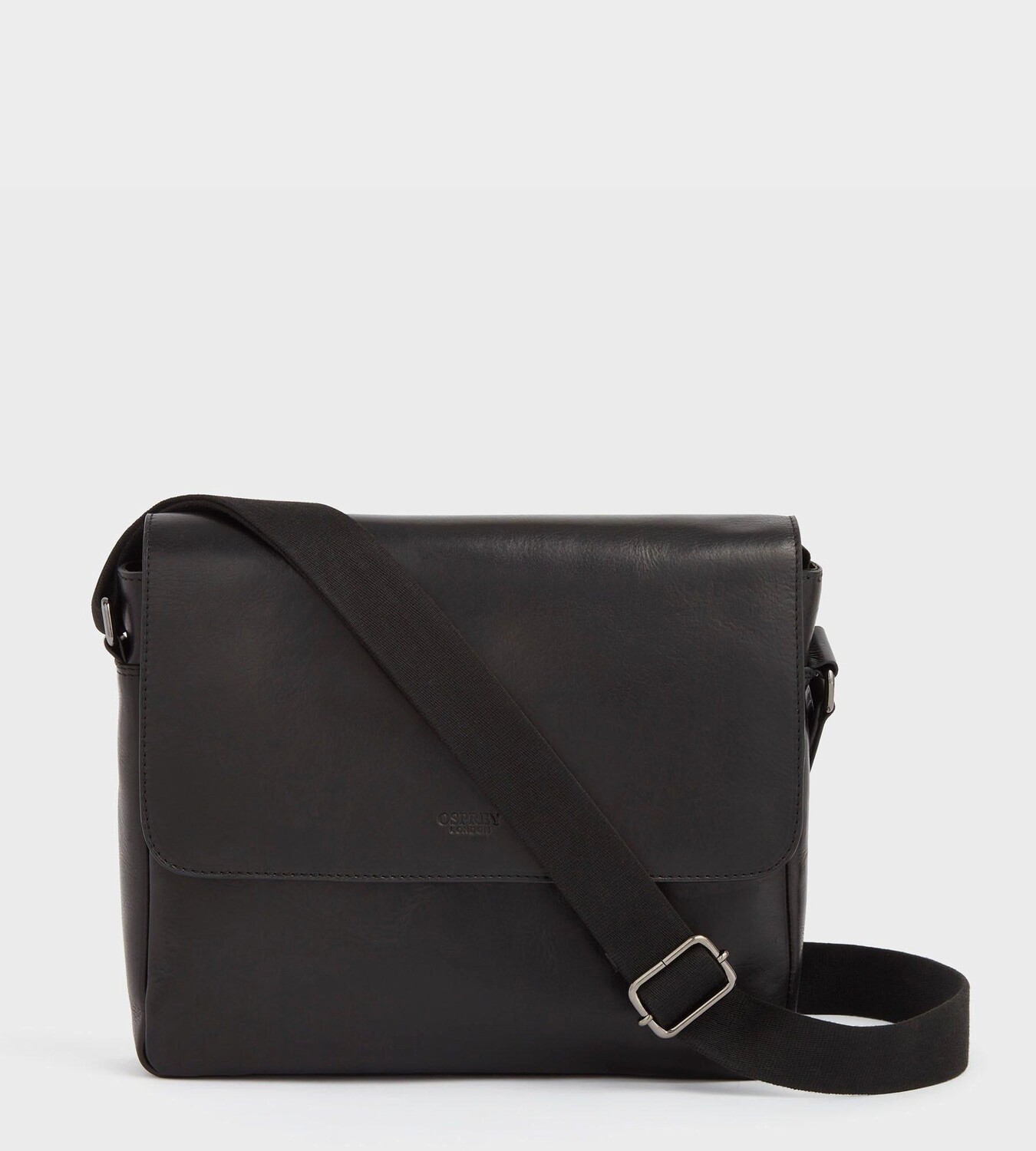 

Большая кожаная сумка-мессенджер Carter OSPREY LONDON, черный