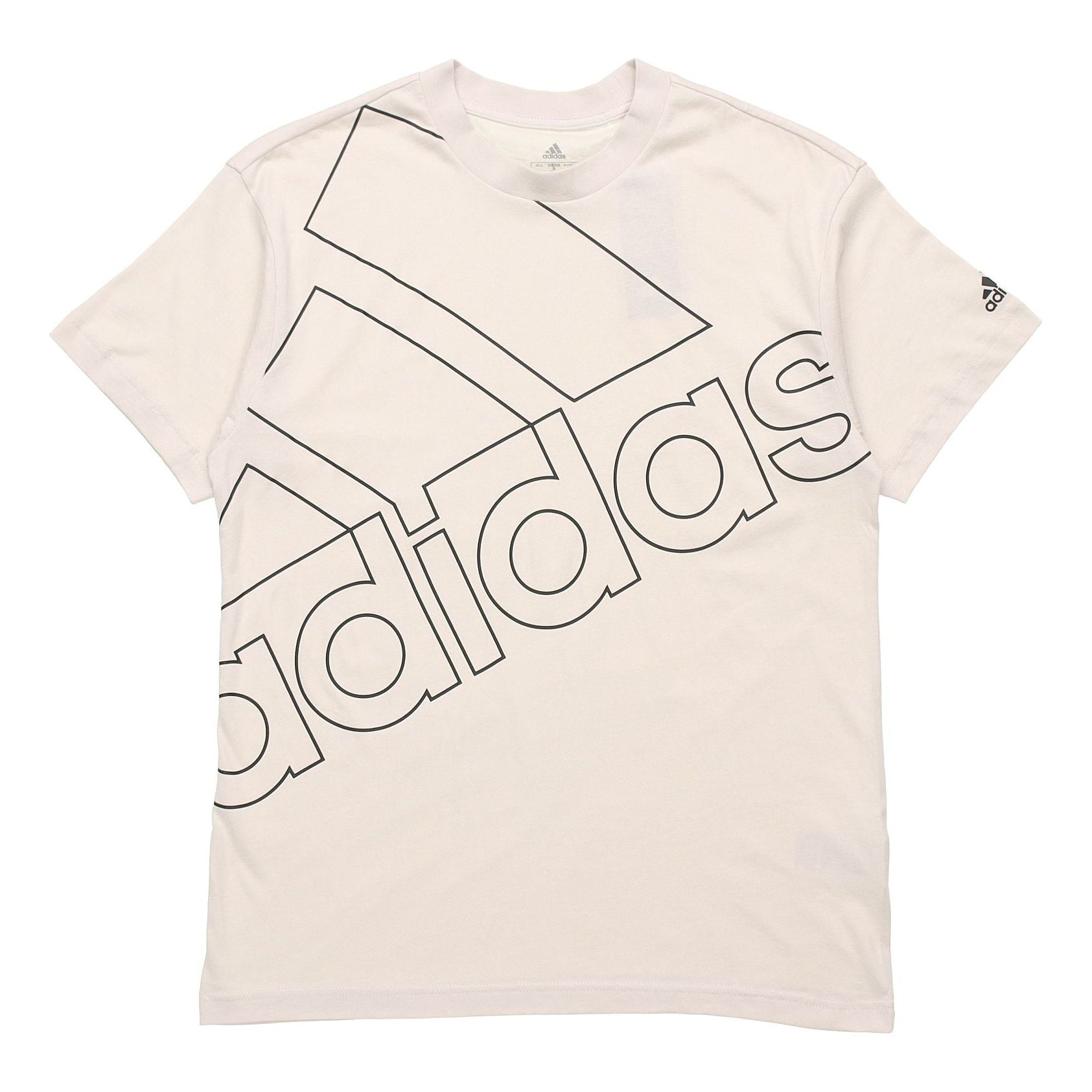 

Футболка adidas U Favs Q1 T Casual Sports Round Neck Short Sleeve Creamy White GK9423, кремовый