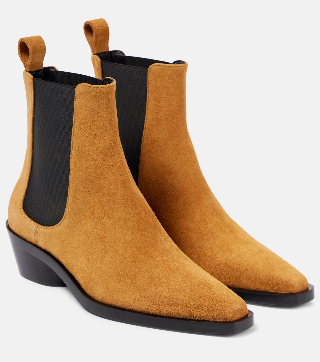 Ботильоны из замши Bronco Proenza Schouler, Tobacco