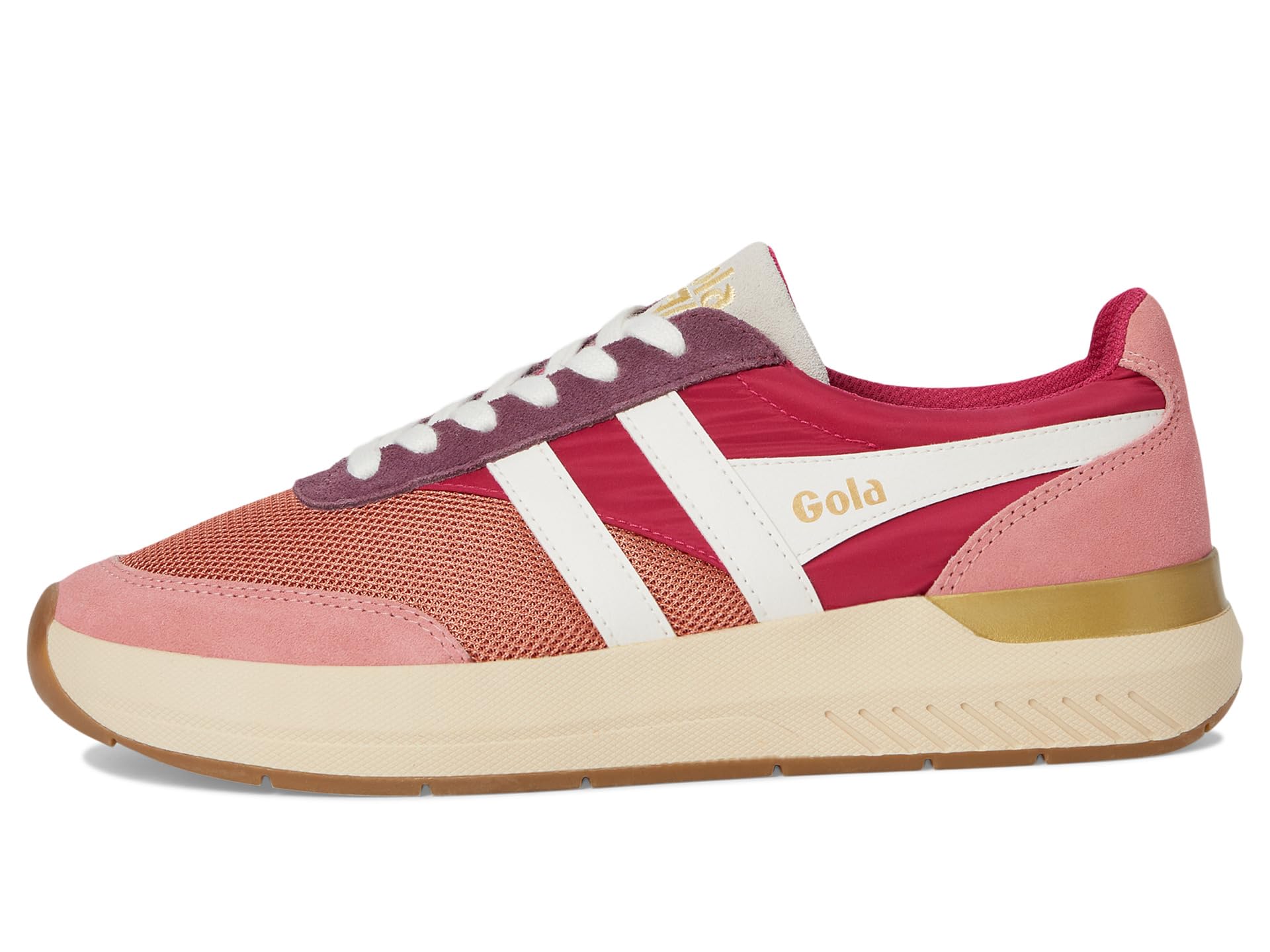 Кроссовки Gola Raven, Orange Spice/Raspberry/Coral Pink — фото 4