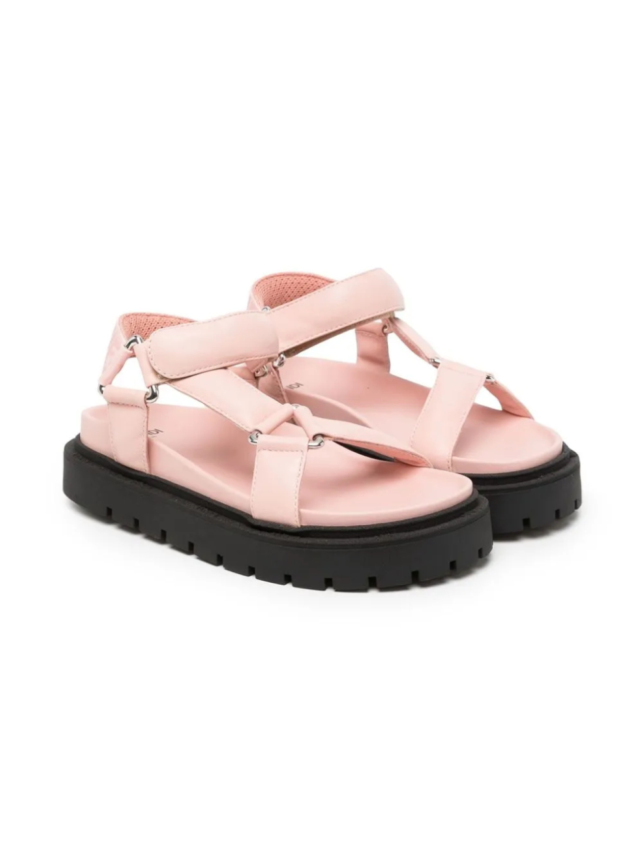 

Сандалии на липучках Fendi Kids, розовый