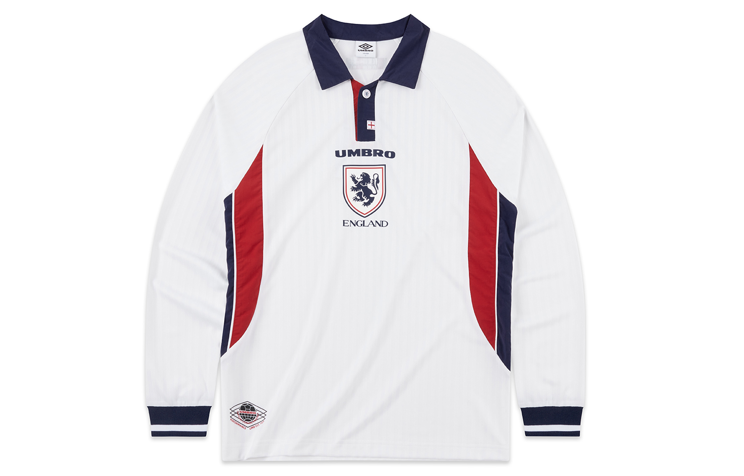 

Футболка поло унисекс белая снежинка Umbro