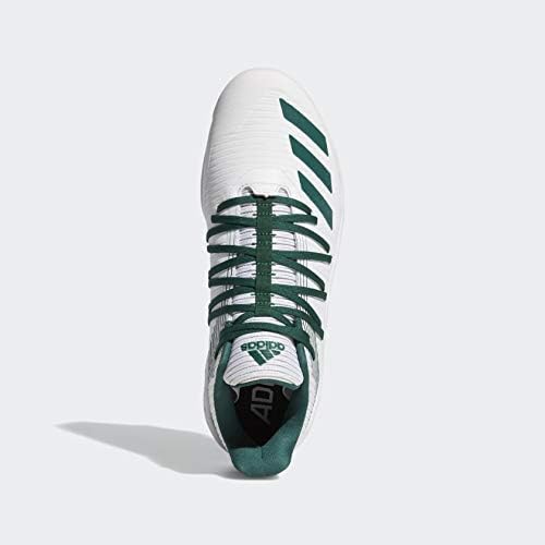 Бейсбольные бутсы для мужчин Adidas Afterburner 6, белый/зеленый — фото 4