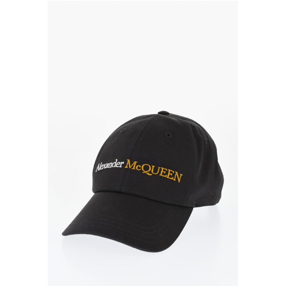 

Черная хлопковая шляпа Alexander Mcqueen, Black