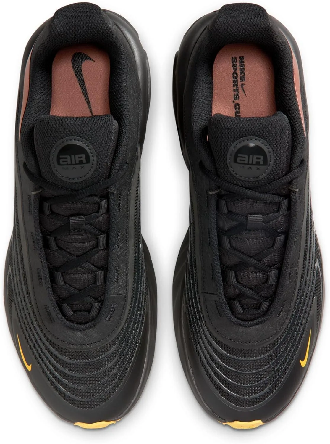 Мужские кроссовки Nike Air Max Fire IR0819, черный/оранжевый/розовый — фото 2