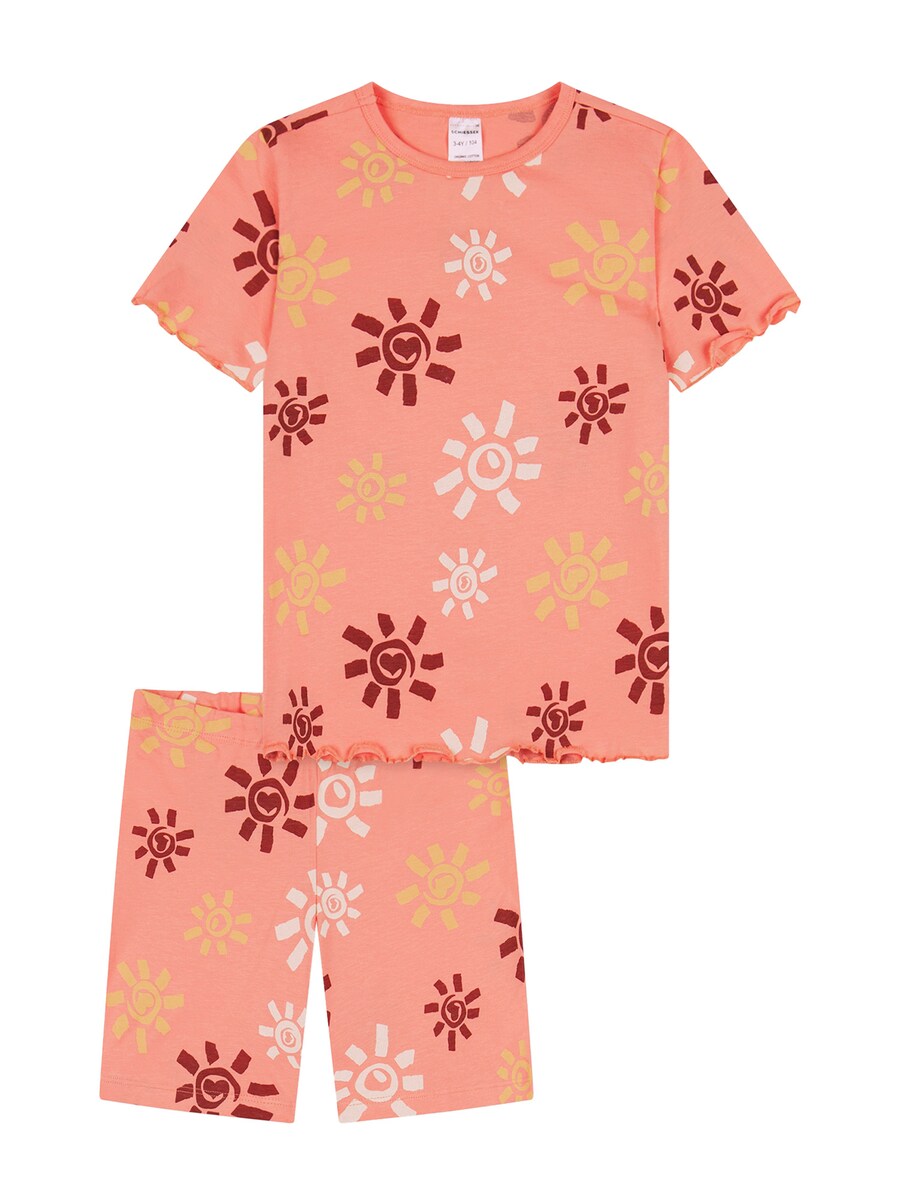 

Пижама SCHIESSER Girls World, цвет Apricot