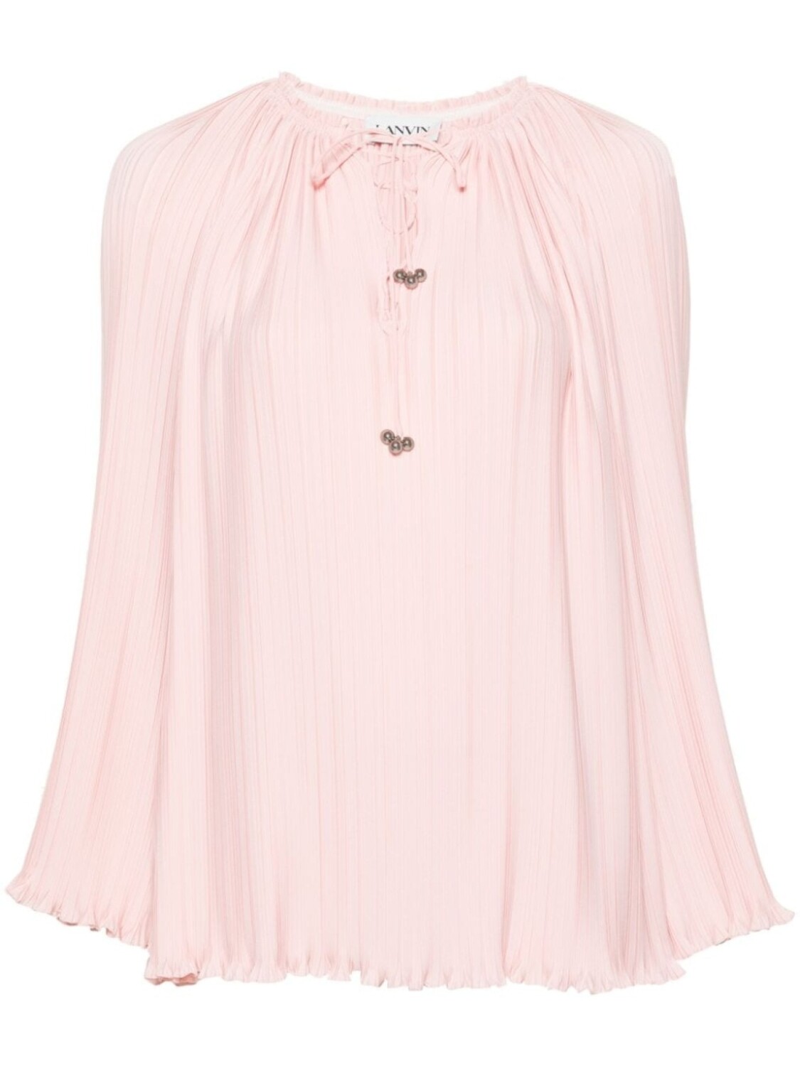 

Блузка с длинными рукавами Lanvin, розовый
