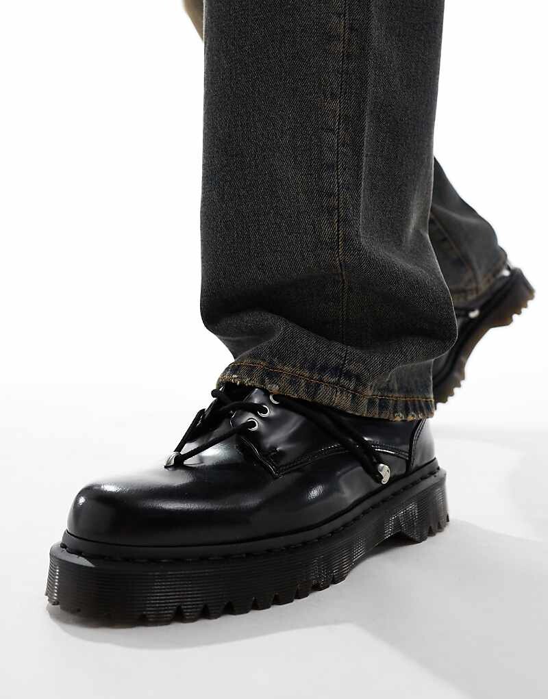 

Dr Martens – Zeffir – Черные кожаные ботинки с 5 рядами люверсов
