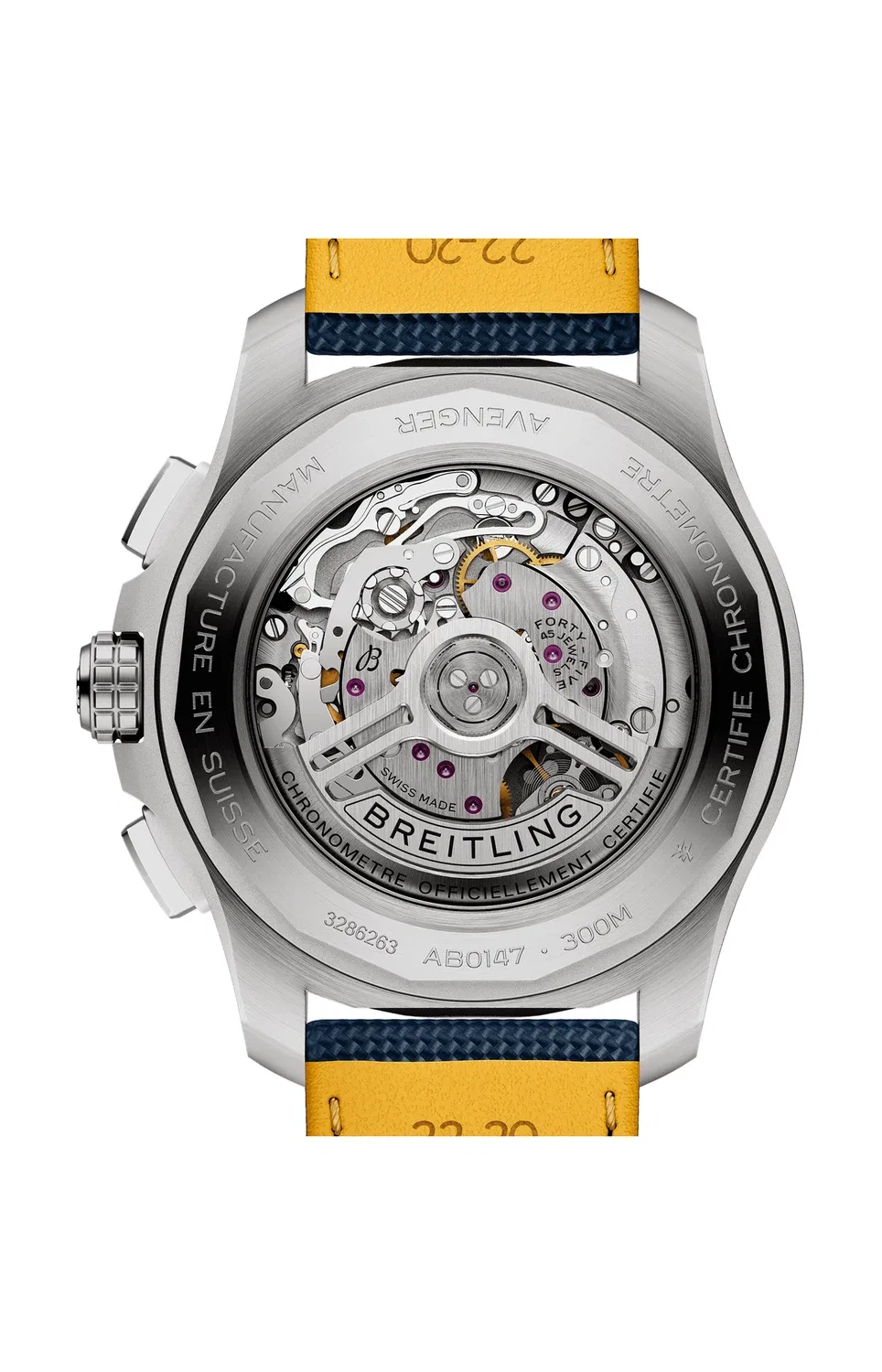АВЕНДЖЕР B01 ХРОНОГРАФ 44 - AB0147101C1X1 BREITLING, черный — фото 4