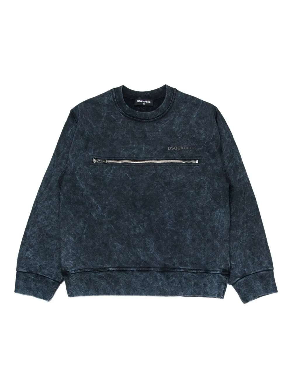 

Хлопковая толстовка DSQUARED2 KIDS, черный