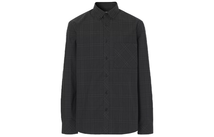 

Рубашка мужская Deep Charcoal Ash Burberry, темно-серый