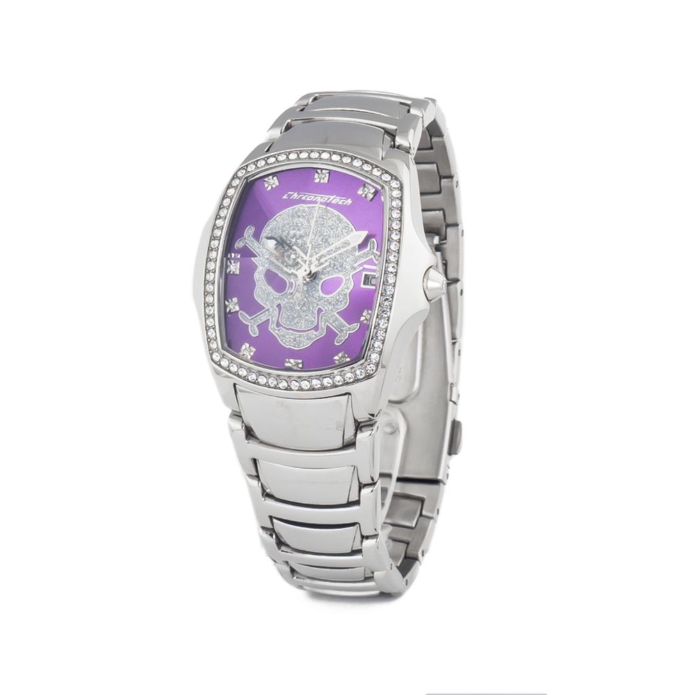 

Серебряные часы из нержавеющей стали Chronotech
