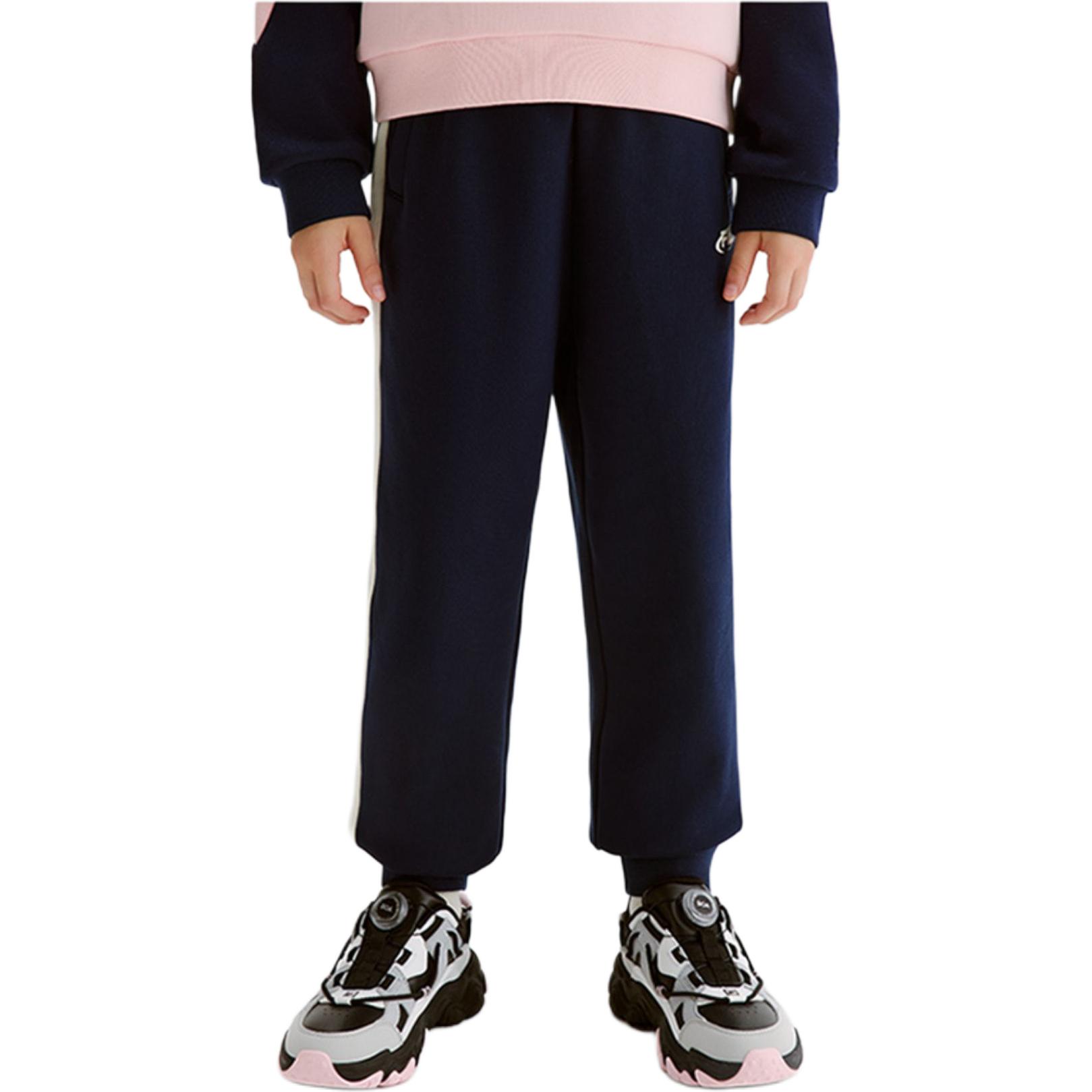 FILA KIDS Вязаные спортивные штаны night flight blue для подростков — фото 4