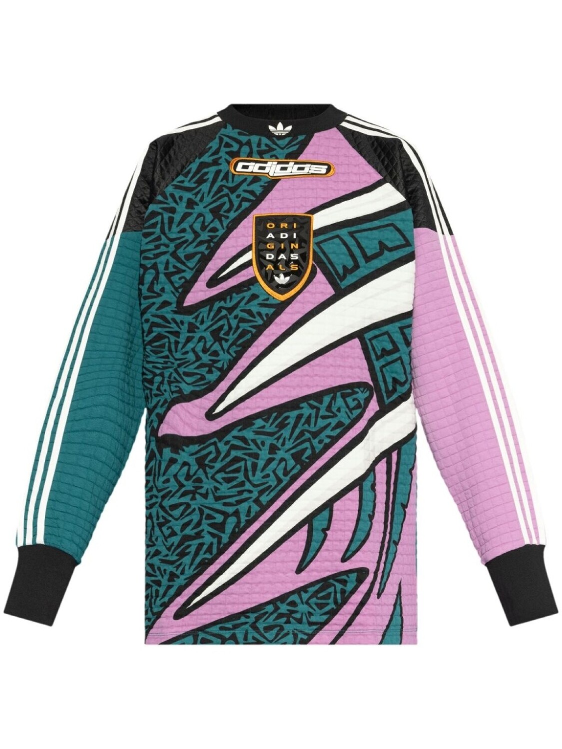 

Adidas футболка с длинными рукавами и графическим узором adidas, зеленый