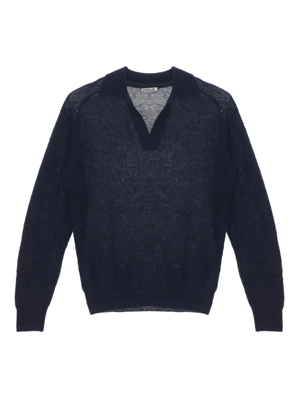 

Полупрозрачная рубашка поло Auralee, синий