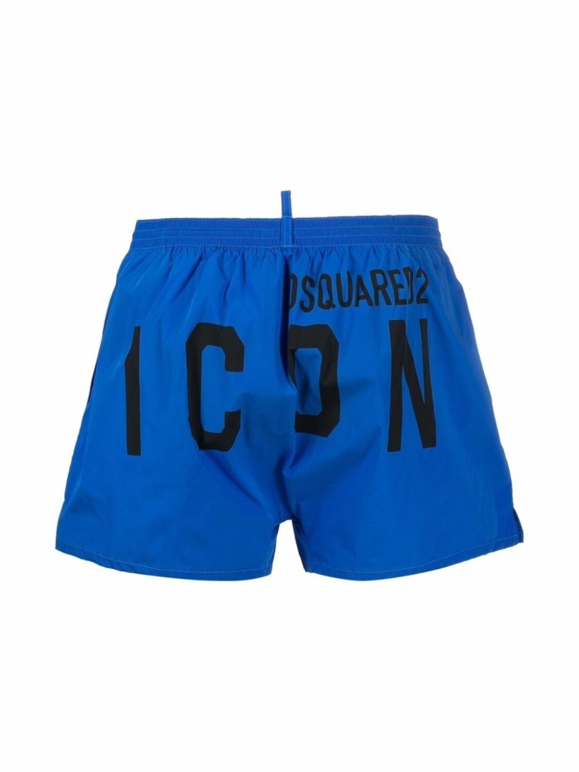 Dsquared2 плавки-шорты с кулиской и принтом Icon, синий — фото 2