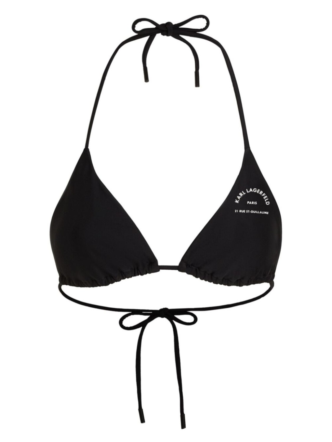 

Верх бикини Rue St-Guillaume Karl Lagerfeld, черный
