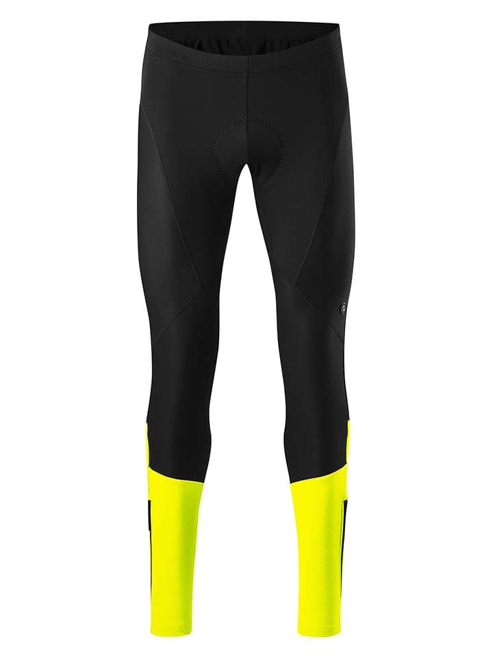 

Брюки для тренировок и бега Gonso Softshell-Fahrradleggings Essential, цвет Schwarz/Gelb
