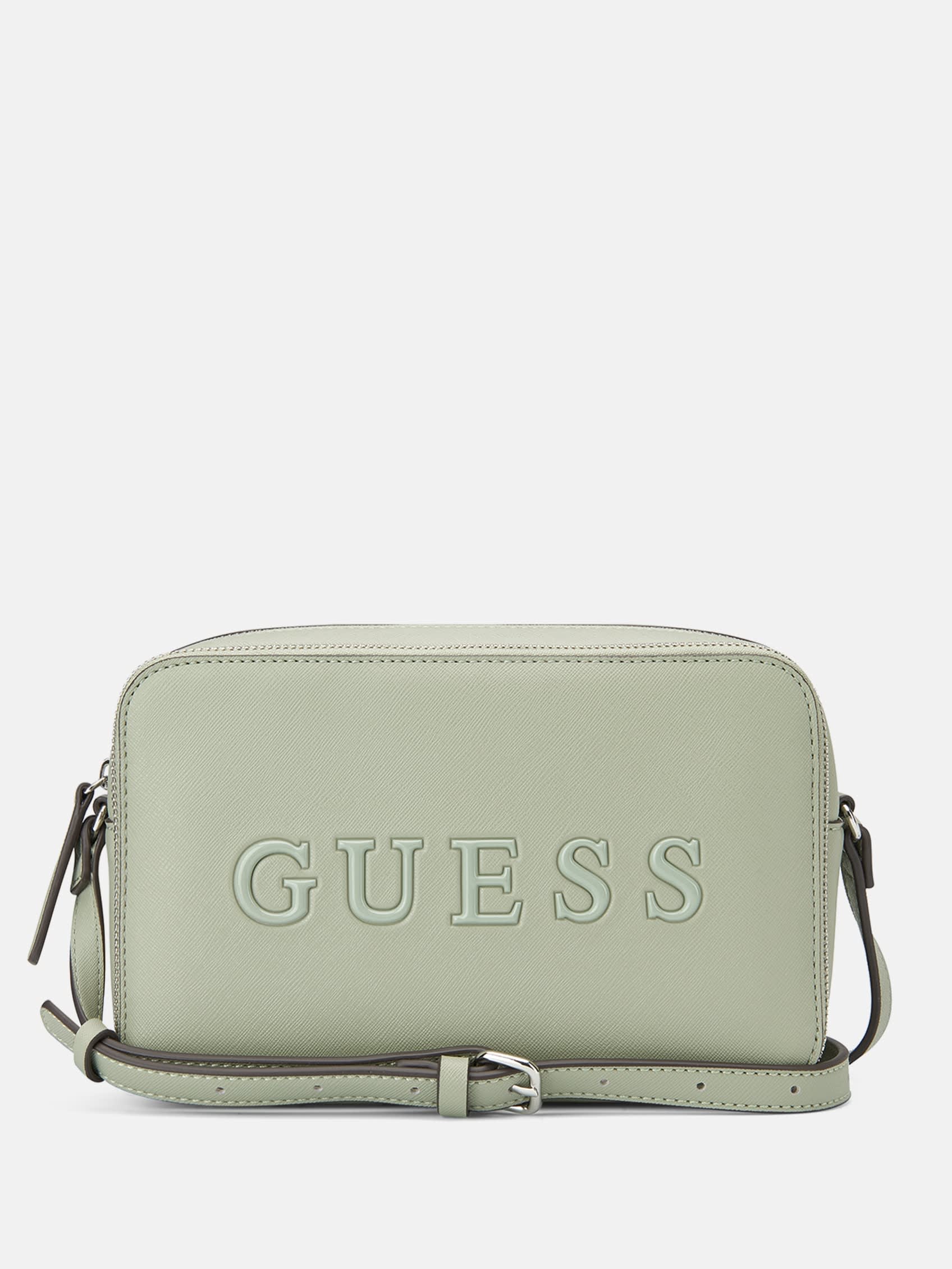 

Сумка через плечо Artemis Mini с двойной молнией Guess Factory, Sage