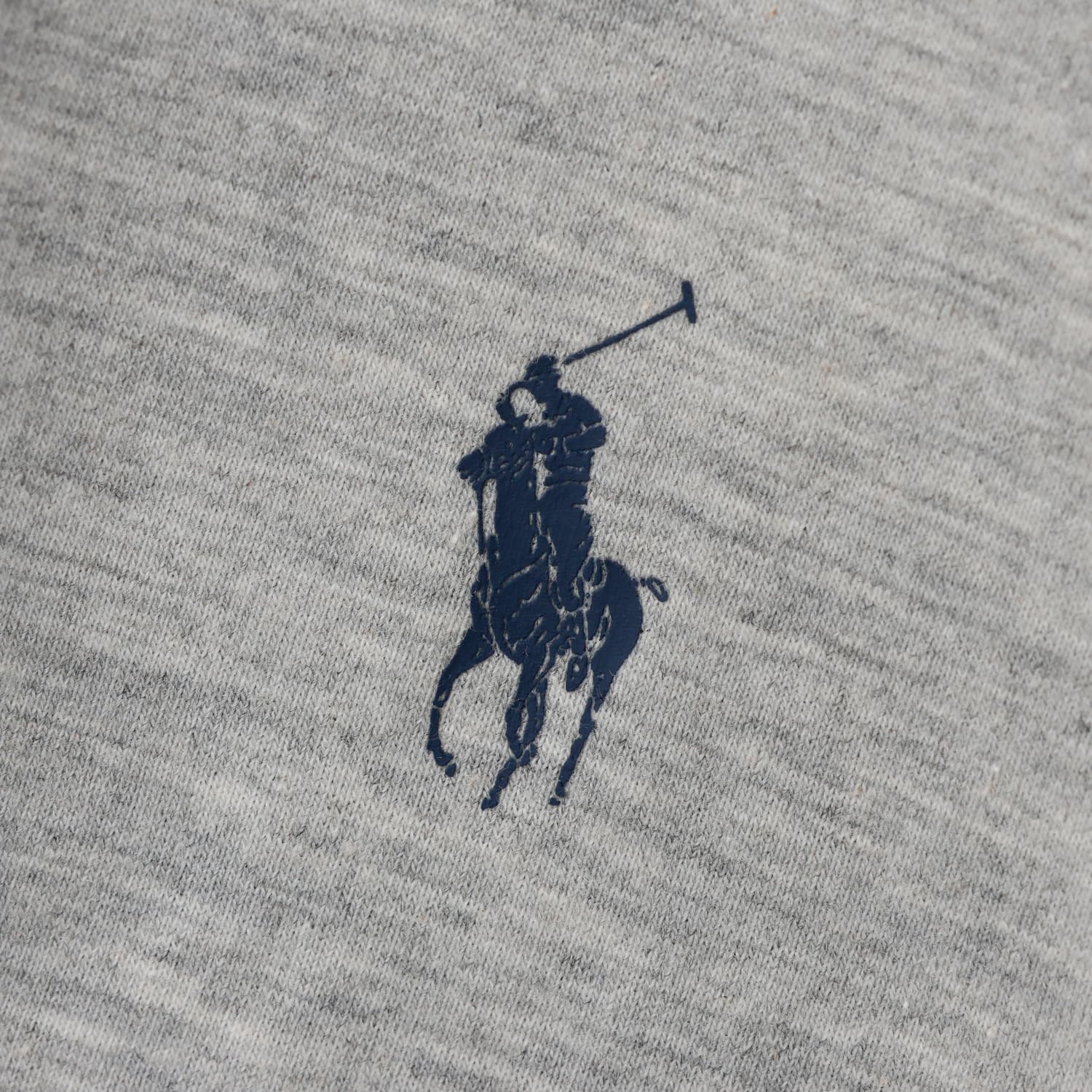 Мужские футболки POLO RALPH LAUREN с коротким рукавом и круглым вырезом (комплект из 3 штук) с логотипом One Point, однотонные (RM1-C501), меланжевый серый — фото 2