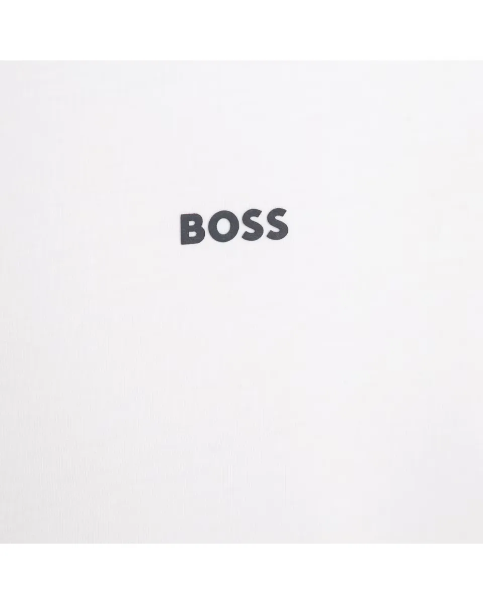 Детская хлопковая футболка BOSS Kidswear, белый — фото 2
