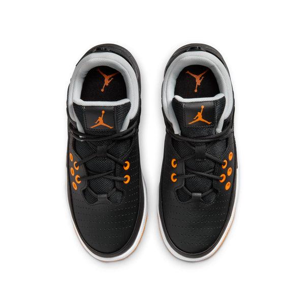Кроссовки max aura 5 'black wolf grey magma orange' Air Jordan, черный — фото 4